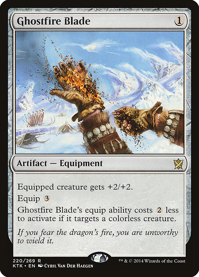 Ghostfire Blade [Khans of Tarkir] | Gamer Loot