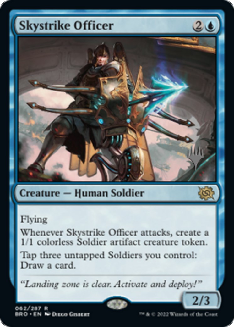 Skystrike Officer (Promo Pack) [The Brothers' War Promos] | Gamer Loot