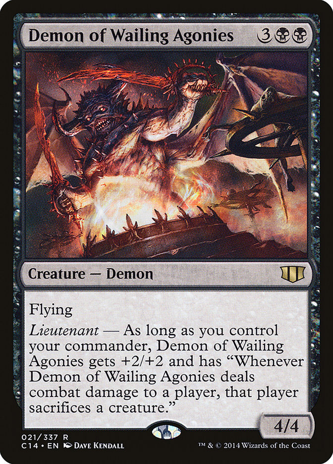 Demon of Wailing Agonies [Commander 2014] | Gamer Loot