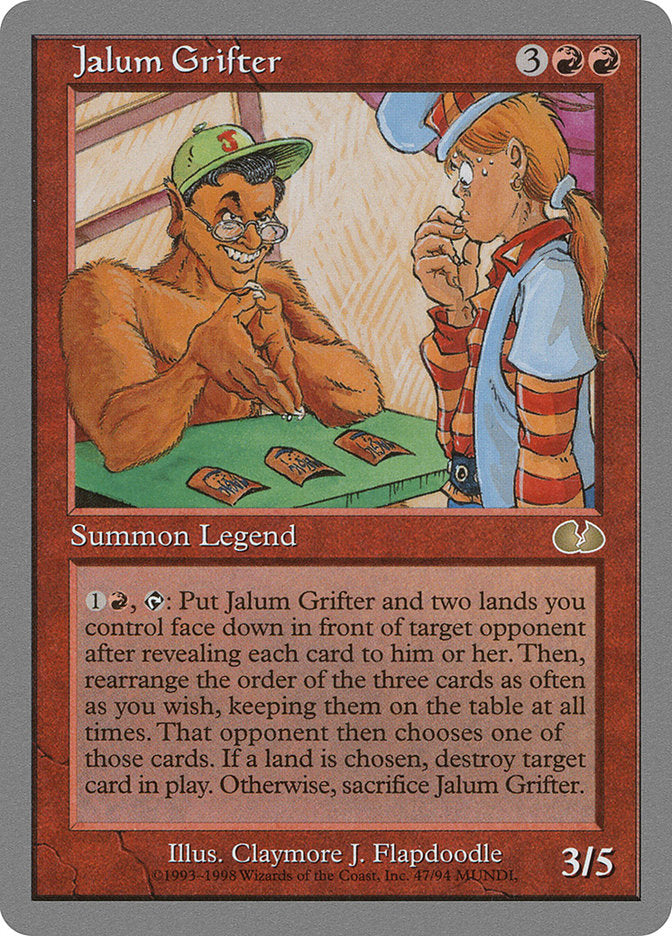 Jalum Grifter [Unglued] | Gamer Loot