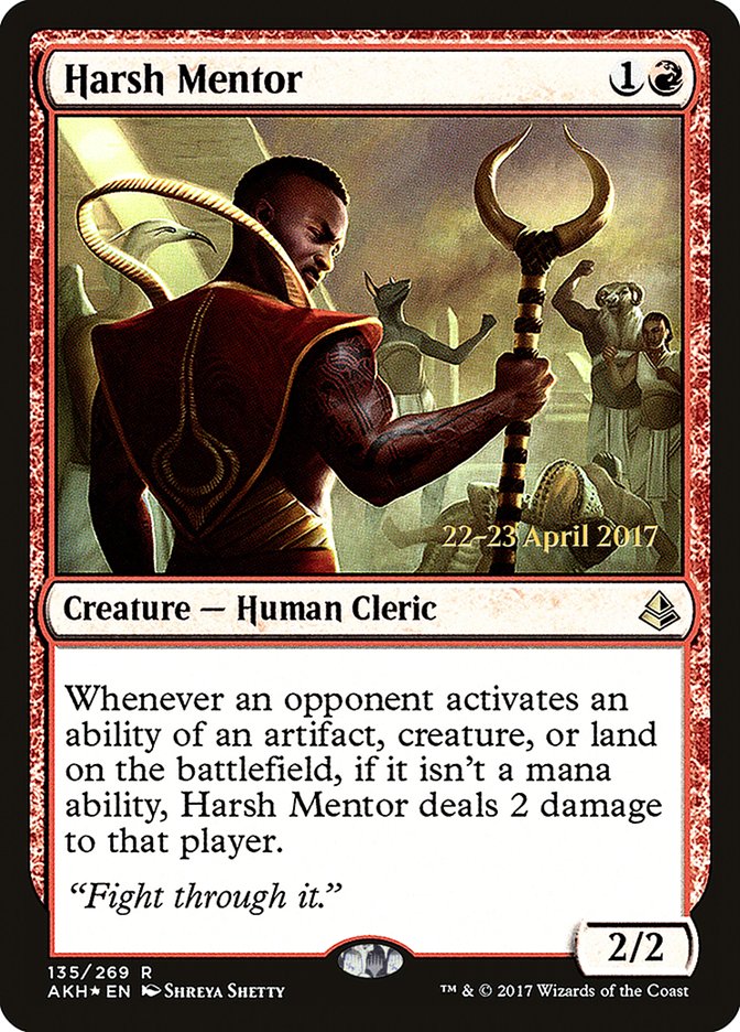 Harsh Mentor  [Amonkhet Prerelease Promos] | Gamer Loot