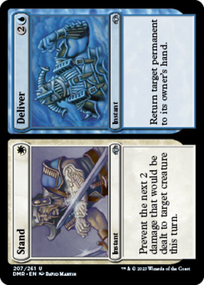 Stand // Deliver [Dominaria Remastered] | Gamer Loot