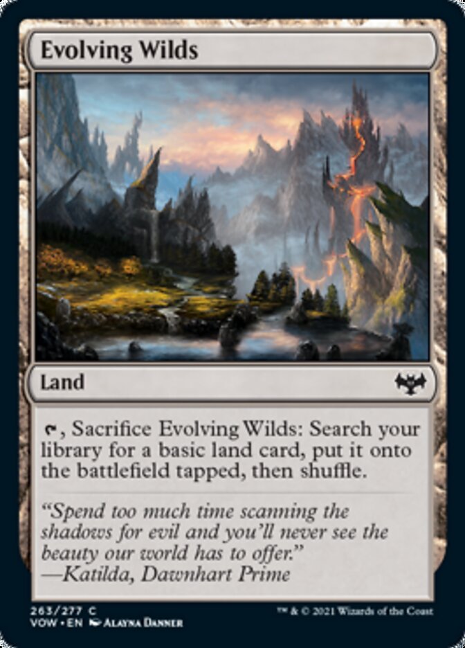 Evolving Wilds [Innistrad: Crimson Vow] | Gamer Loot