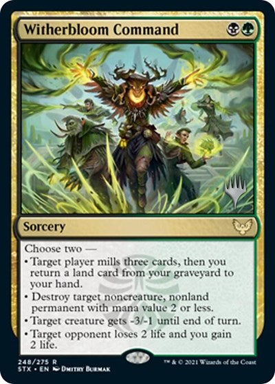 Witherbloom Command (Promo Pack) [Strixhaven: School of Mages Promos] | Gamer Loot