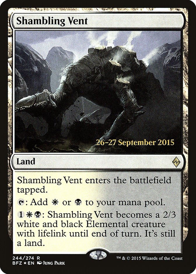 Shambling Vent  [Battle for Zendikar Prerelease Promos] | Gamer Loot