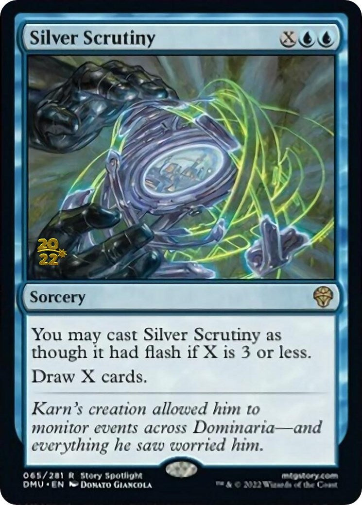 Silver Scrutiny [Dominaria United Prerelease Promos] | Gamer Loot