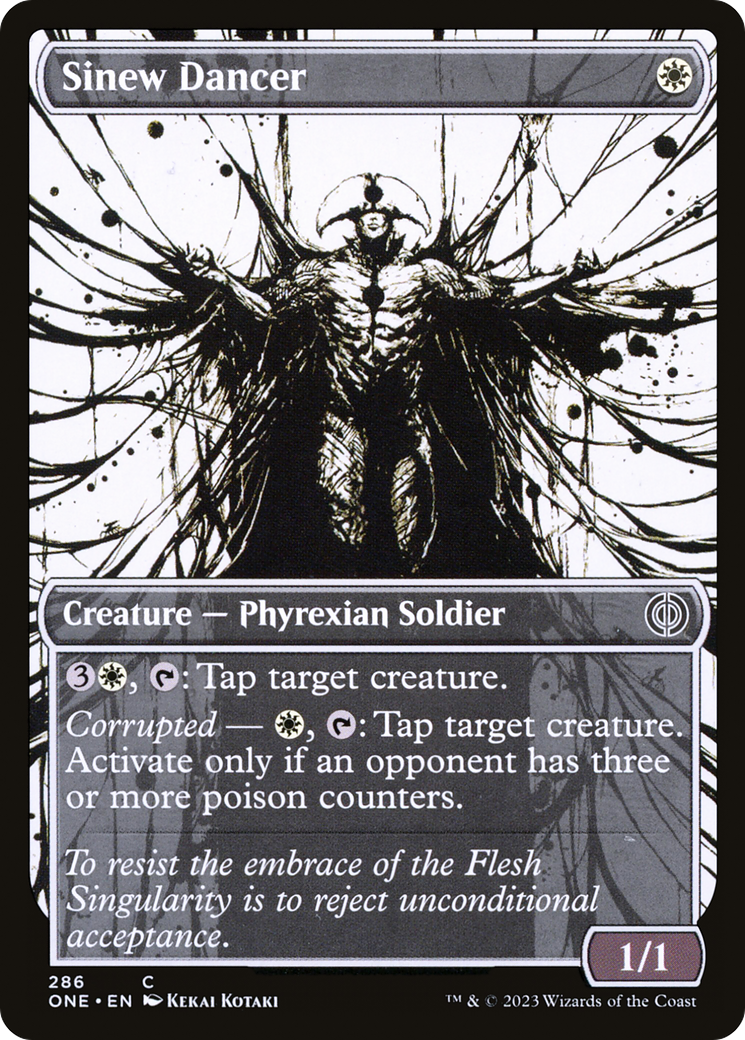 Sinew Dancer (Showcase Ichor) [Phyrexia: All Will Be One] | Gamer Loot