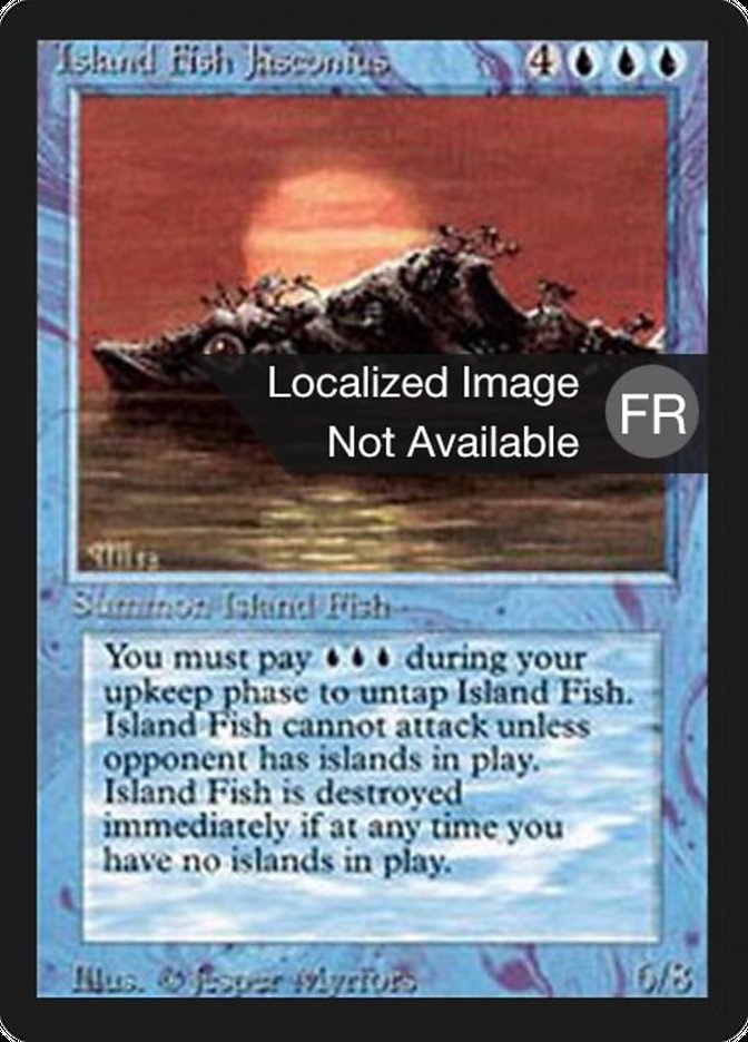 Island Fish Jasconius [Foreign Black Border] | Gamer Loot