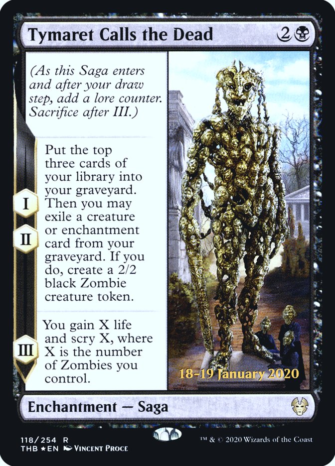 Tymaret Calls the Dead [Theros Beyond Death Prerelease Promos] | Gamer Loot