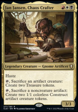 Jan Jansen, Chaos Crafter [Commander Legends: Battle for Baldur's Gate] | Gamer Loot