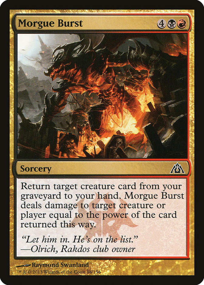 Morgue Burst [Dragon's Maze] | Gamer Loot