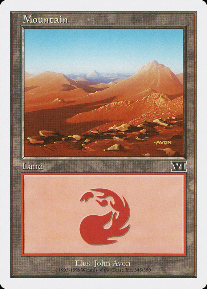 Mountain (345) [Classic Sixth Edition] | Gamer Loot