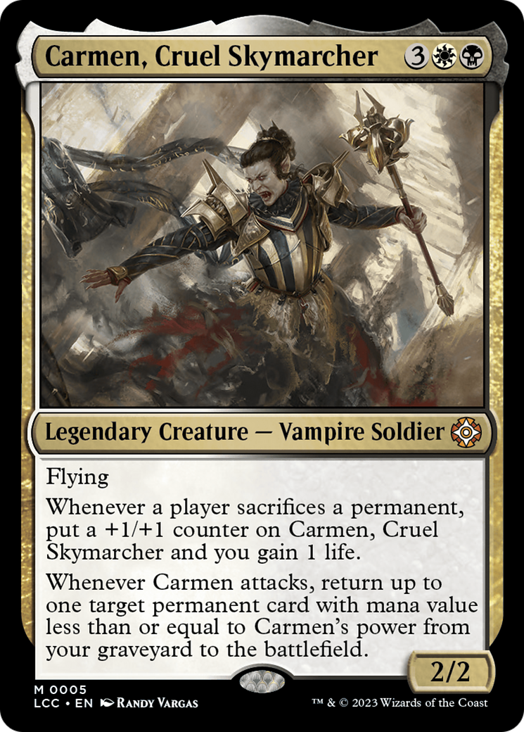 Carmen, Cruel Skymarcher [The Lost Caverns of Ixalan Commander] | Gamer Loot