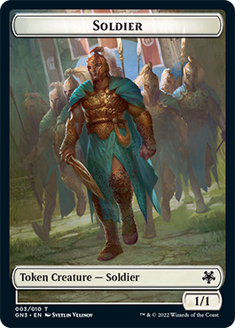 Soldier // Elf Warrior Double-Sided Token [Game Night: Free-for-All Tokens] | Gamer Loot