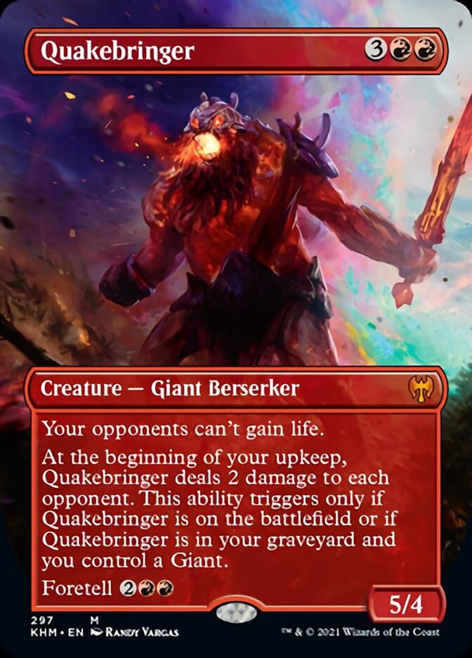 Quakebringer (Borderless Alternate Art) [Kaldheim] | Gamer Loot