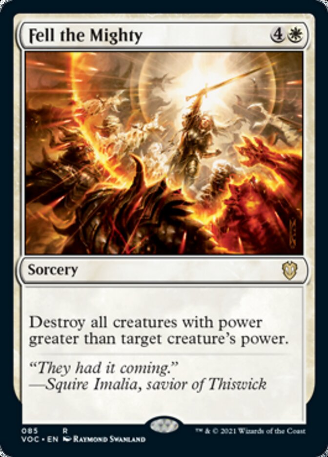 Fell the Mighty [Innistrad: Crimson Vow Commander] | Gamer Loot