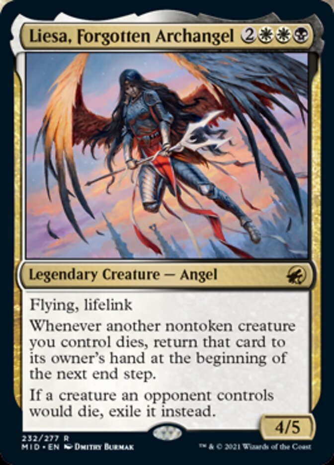 Liesa, Forgotten Archangel [Innistrad: Midnight Hunt] | Gamer Loot