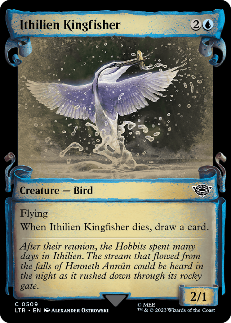 Ithilien Kingfisher [The Lord of the Rings: Tales of Middle-Earth Showcase Scrolls] | Gamer Loot