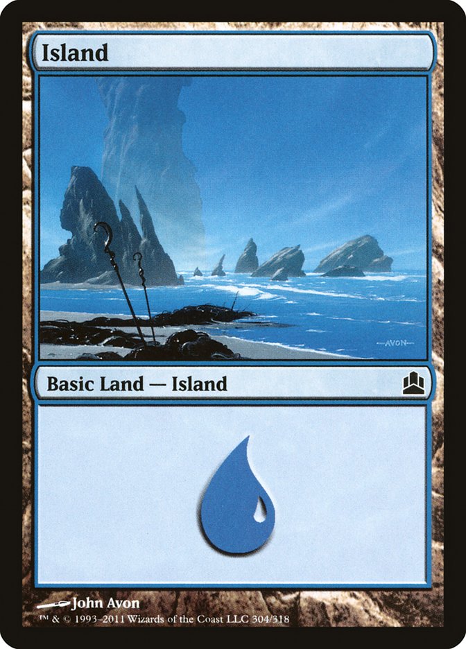 Island (304) [Commander 2011] | Gamer Loot