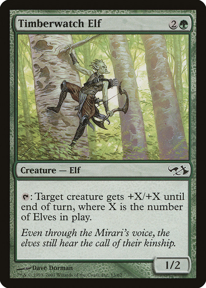 Timberwatch Elf [Duel Decks: Elves vs. Goblins] | Gamer Loot