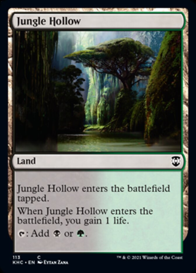 Jungle Hollow [Kaldheim Commander] | Gamer Loot