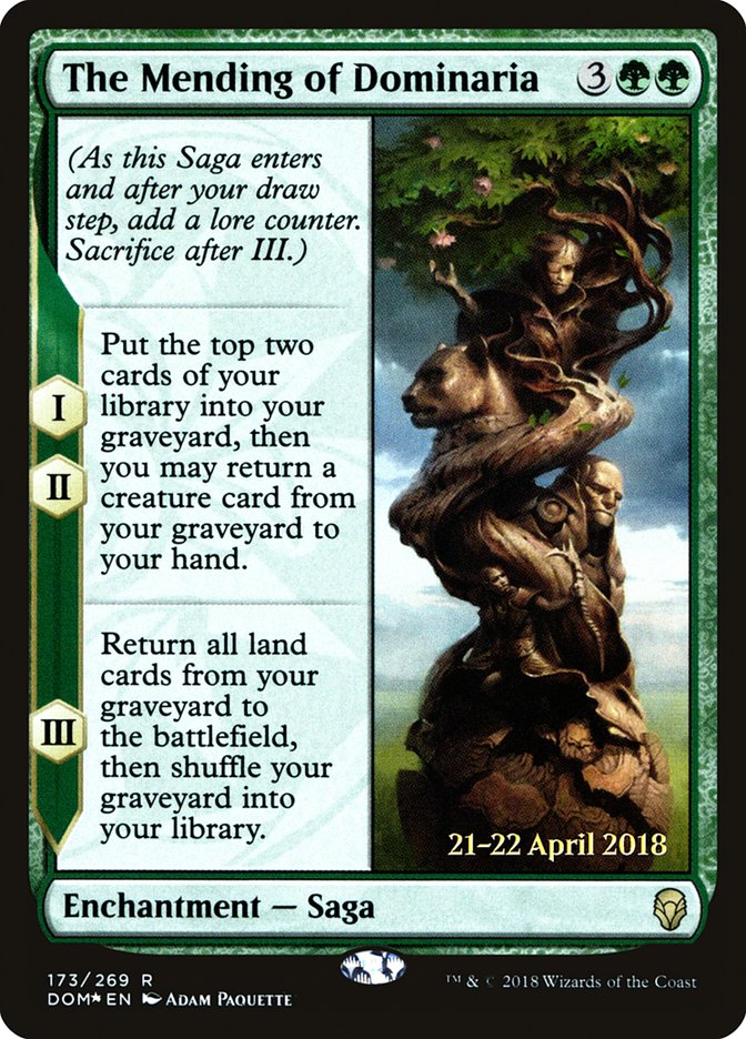 The Mending of Dominaria  [Dominaria Prerelease Promos] | Gamer Loot