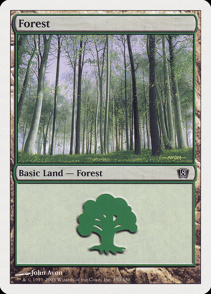 Forest (350) [Eighth Edition] | Gamer Loot