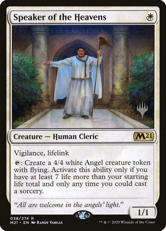 Speaker of the Heavens (Promo Pack) [Core Set 2021 Promos] | Gamer Loot