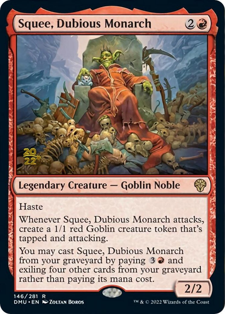 Squee, Dubious Monarch [Dominaria United Prerelease Promos] | Gamer Loot