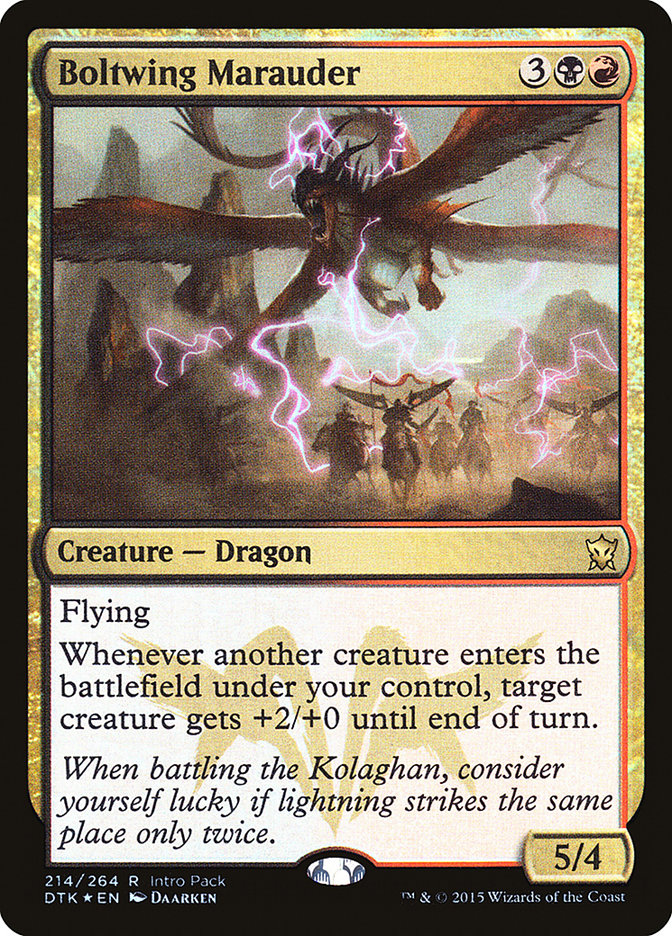 Boltwing Marauder (Intro Pack) [Dragons of Tarkir Promos] | Gamer Loot