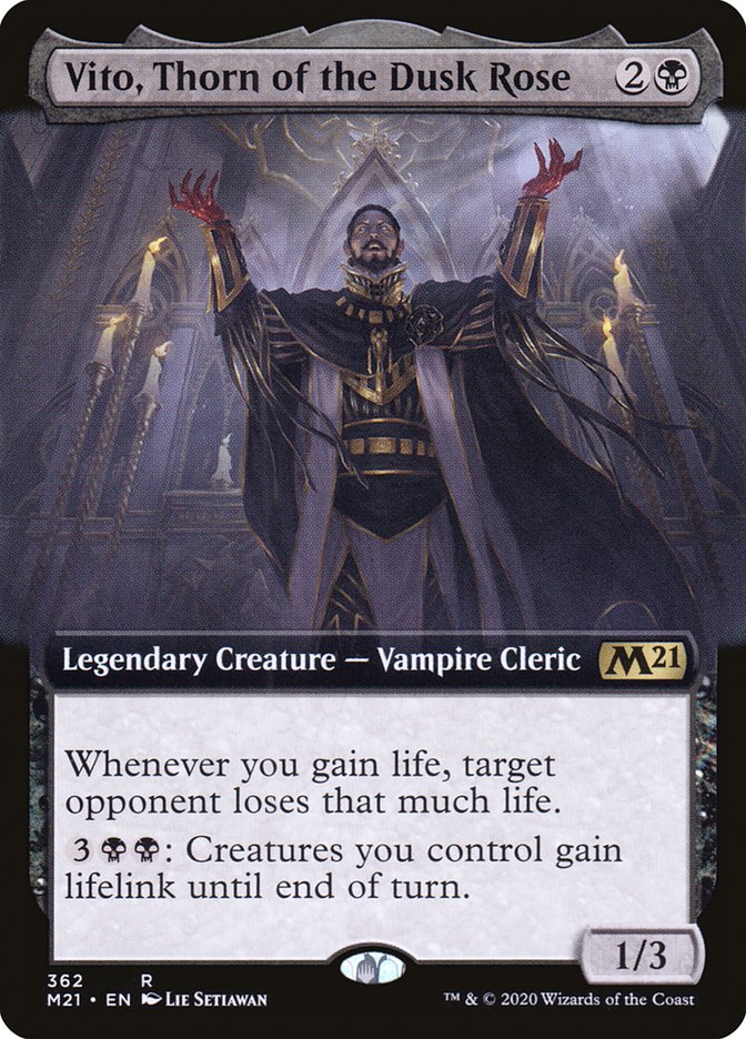 Vito, Thorn of the Dusk Rose (Extended) [Core Set 2021] | Gamer Loot