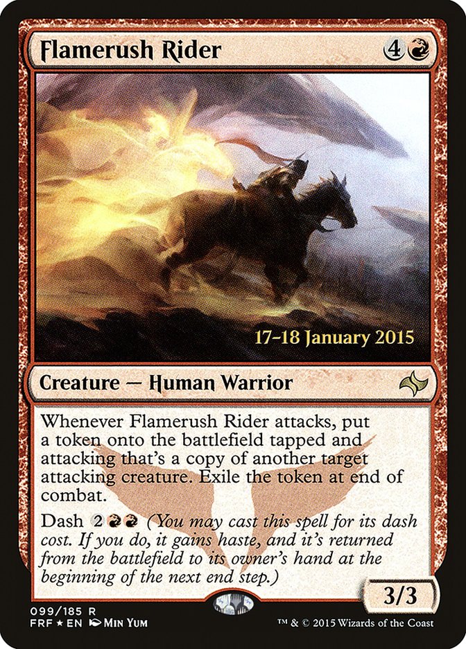 Flamerush Rider  [Fate Reforged Prerelease Promos] | Gamer Loot