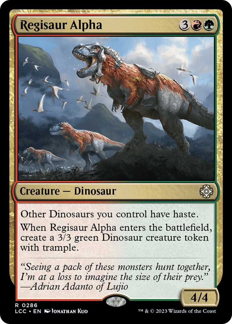 Regisaur Alpha [The Lost Caverns of Ixalan Commander] | Gamer Loot