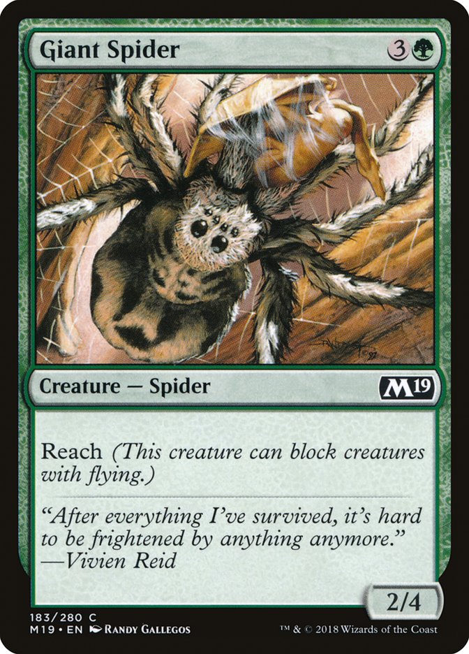 Giant Spider [Core Set 2019] | Gamer Loot