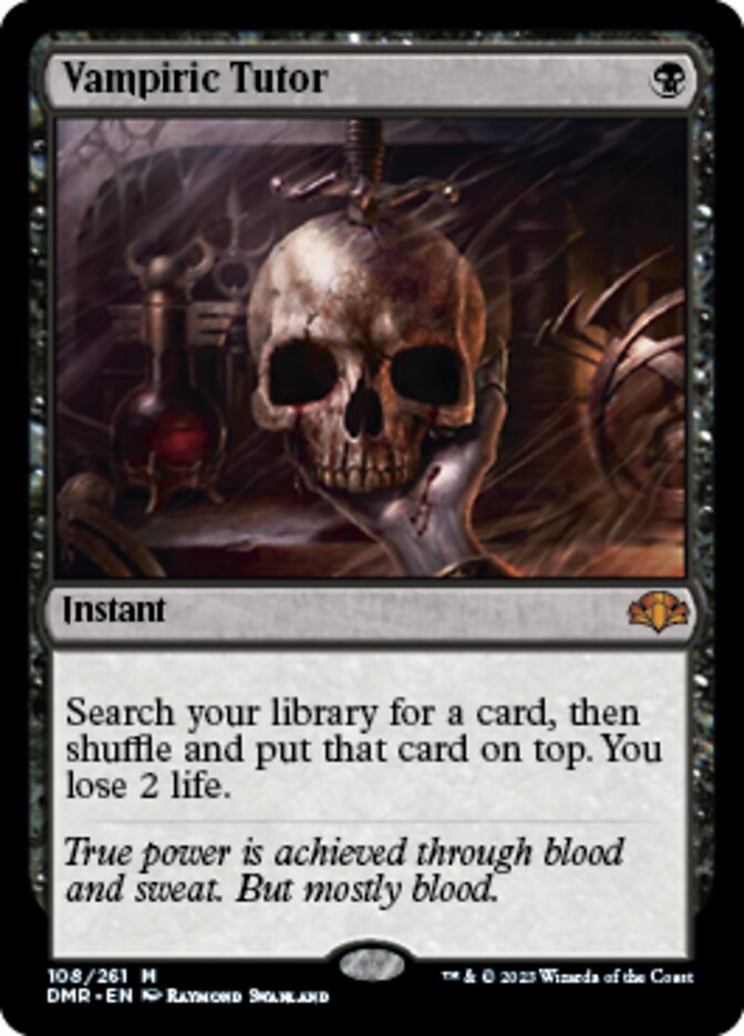 Vampiric Tutor [Dominaria Remastered] | Gamer Loot