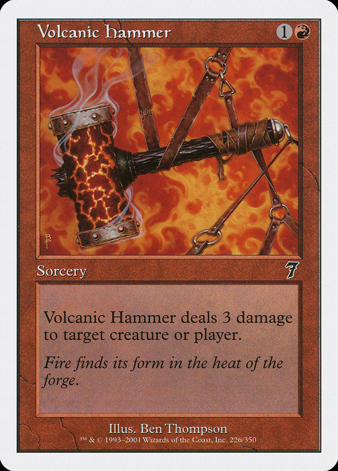 Volcanic Hammer [Seventh Edition] | Gamer Loot