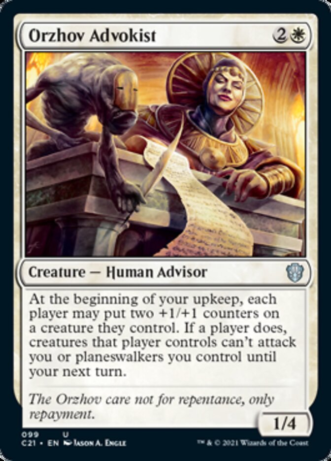 Orzhov Advokist [Commander 2021] | Gamer Loot