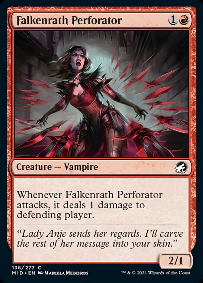 Falkenrath Perforator [Innistrad: Midnight Hunt] | Gamer Loot