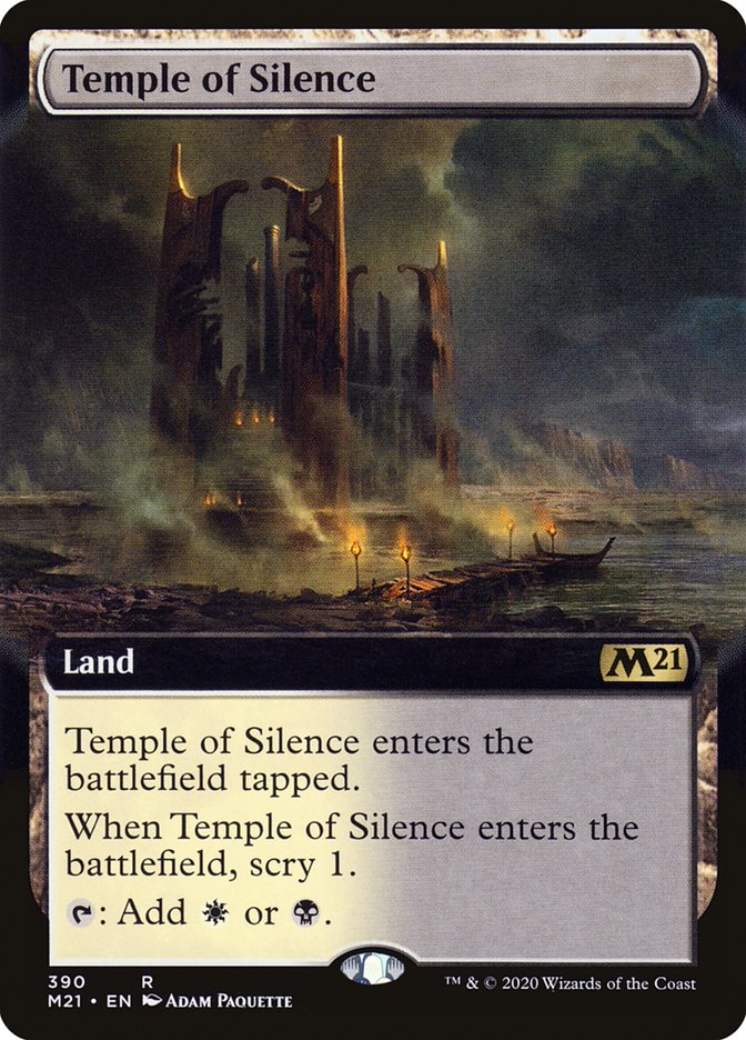 Temple of Silence (Extended) [Core Set 2021] | Gamer Loot