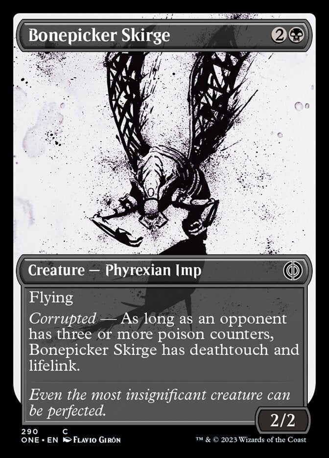 Bonepicker Skirge (Showcase Ichor) [Phyrexia: All Will Be One] | Gamer Loot