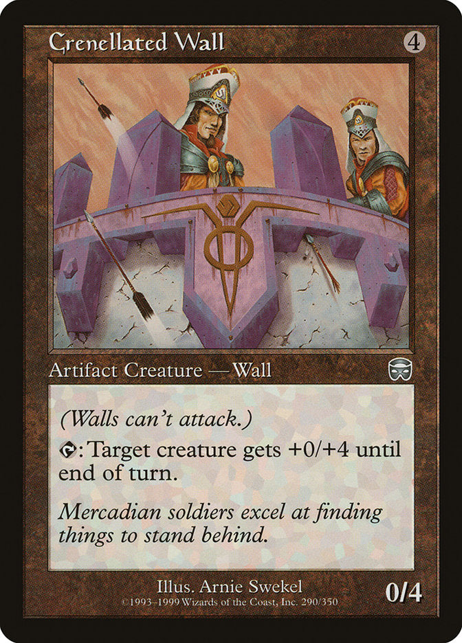 Crenellated Wall [Mercadian Masques] | Gamer Loot