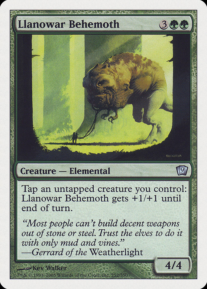 Llanowar Behemoth [Ninth Edition] | Gamer Loot