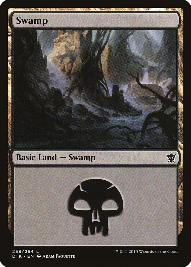Swamp (258) [Dragons of Tarkir] | Gamer Loot