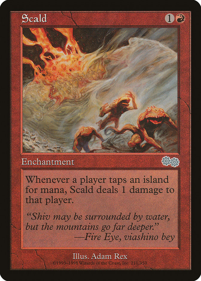 Scald [Urza's Saga] | Gamer Loot