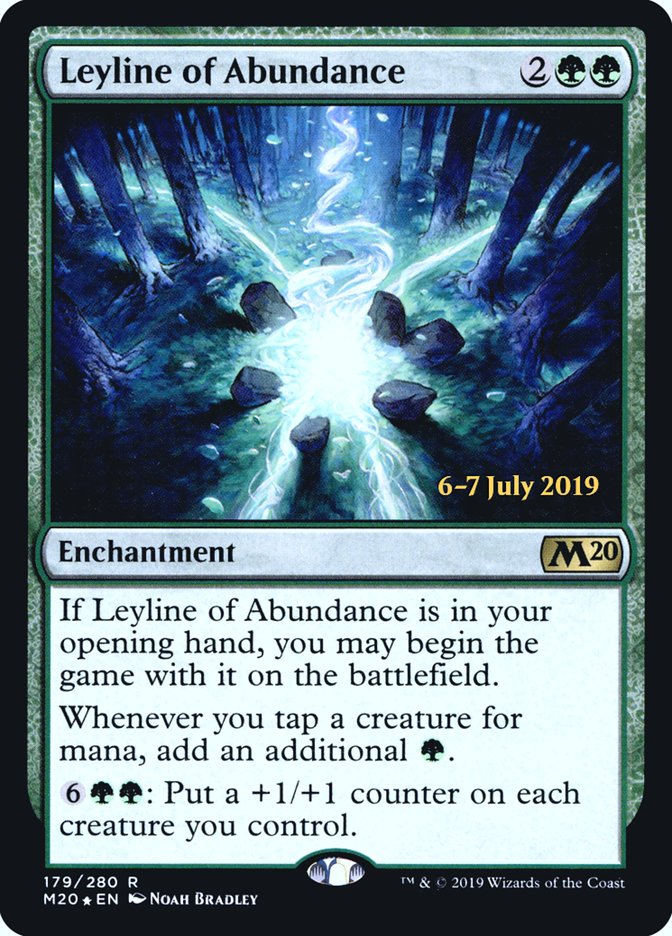 Leyline of Abundance  [Core Set 2020 Prerelease Promos] | Gamer Loot