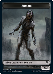 Zombie // Human Soldier Double-Sided Token [Game Night: Free-for-All Tokens] | Gamer Loot