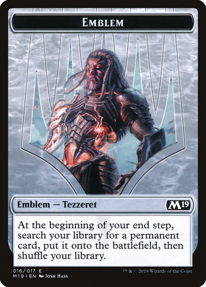 Tezzeret, Artifice Master Emblem [Core Set 2019 Tokens] | Gamer Loot