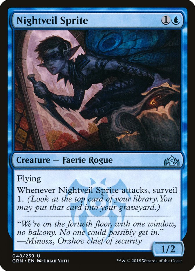 Nightveil Sprite [Guilds of Ravnica] | Gamer Loot