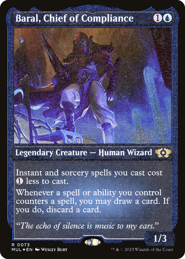 Baral, Chief of Compliance (Foil Etched) [Multiverse Legends] | Gamer Loot