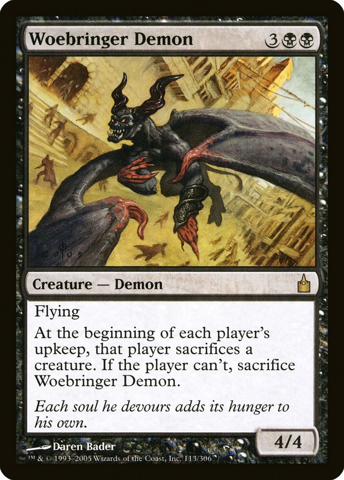 Woebringer Demon [Ravnica: City of Guilds] | Gamer Loot